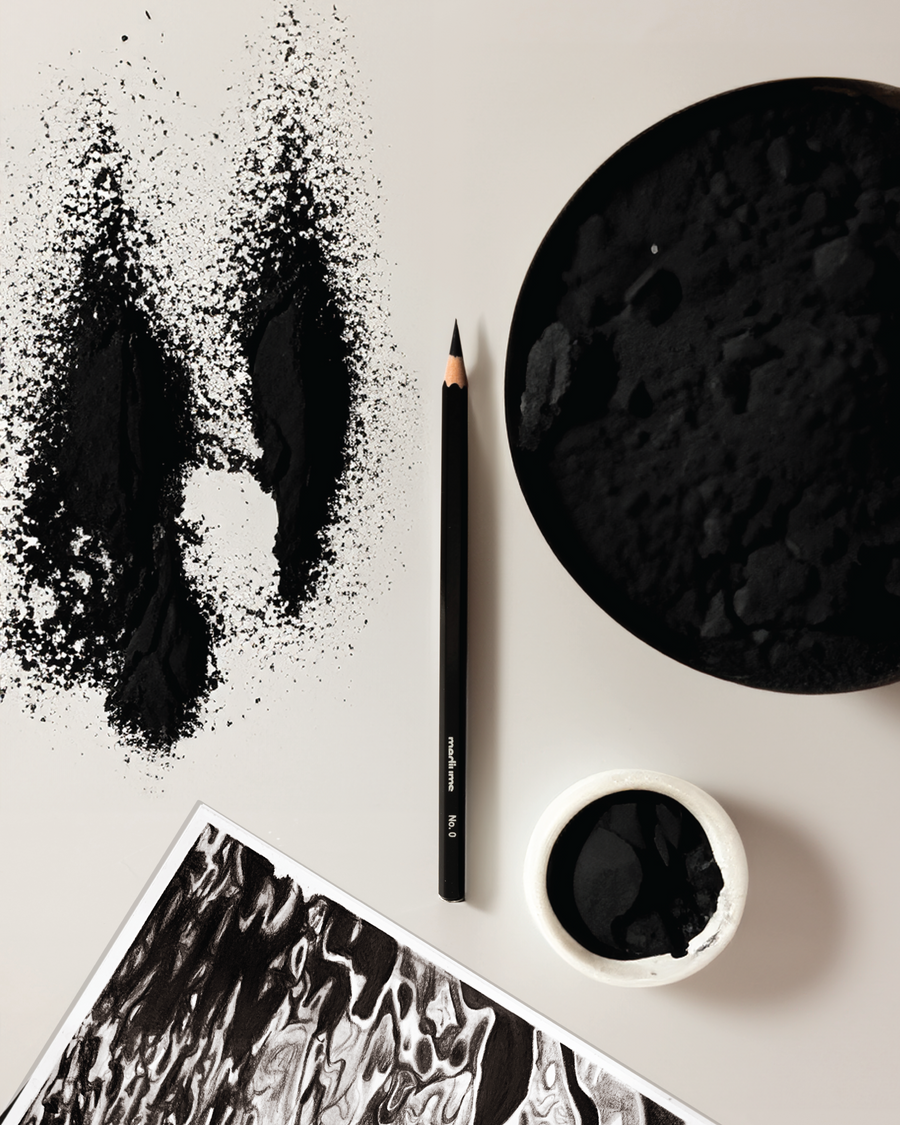No.0 Pencil  | Charcoal + Graphite