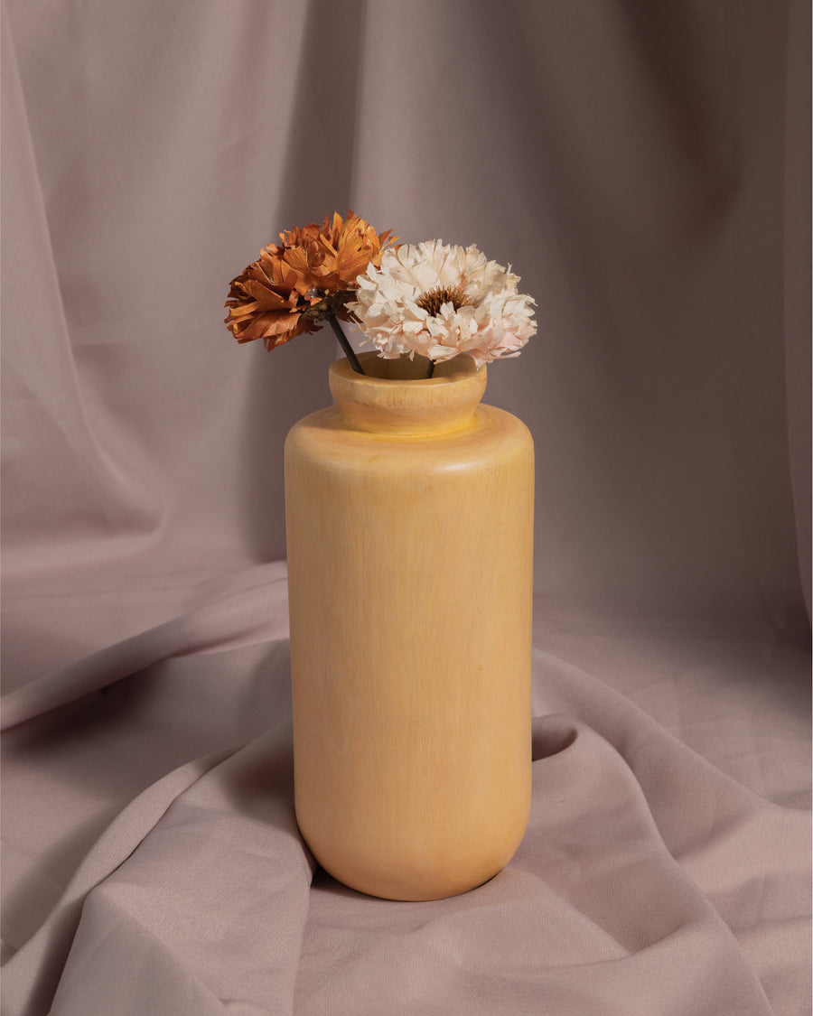 Tube Wooden Vase Collection