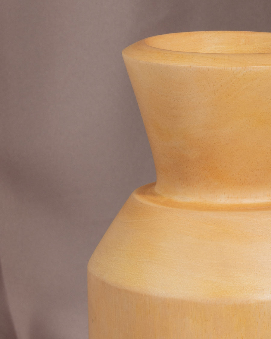 Hourglass Wooden Vase Collection