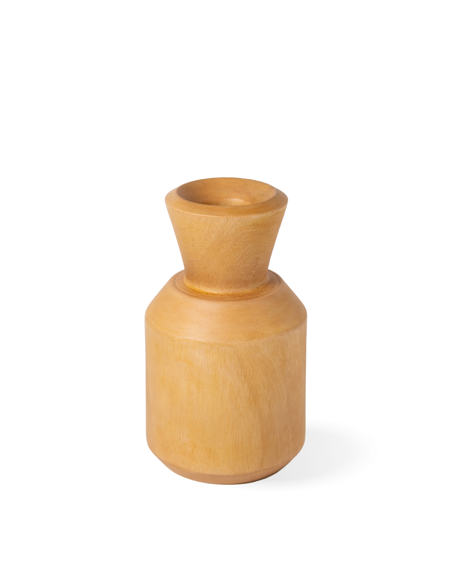 Hourglass Wooden Vase Collection